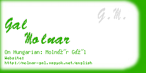 gal molnar business card